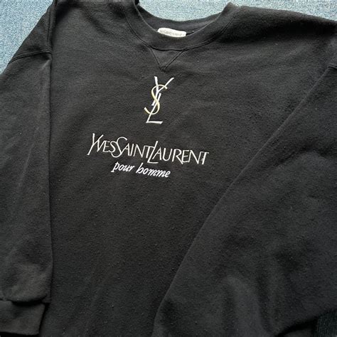 yves saint laurent crew neck|More.